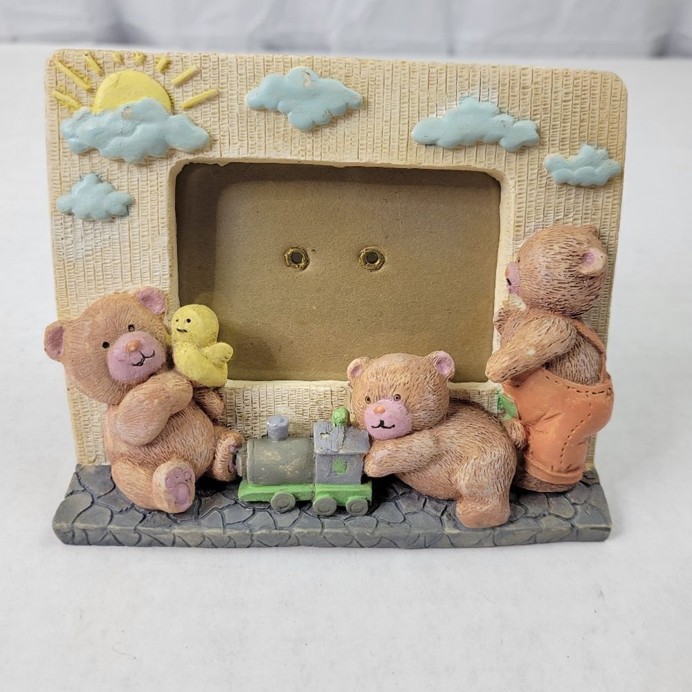 Teddy Bear Trio 3-D‎ Stand Alone Photo Frame